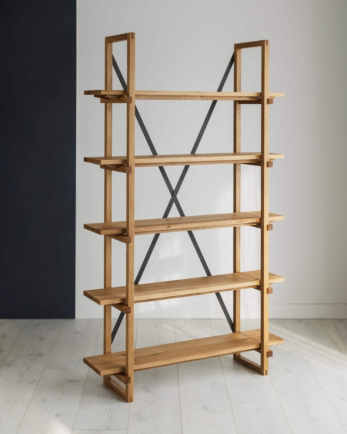 'Stockwood' Solid Oak Shelving Unit