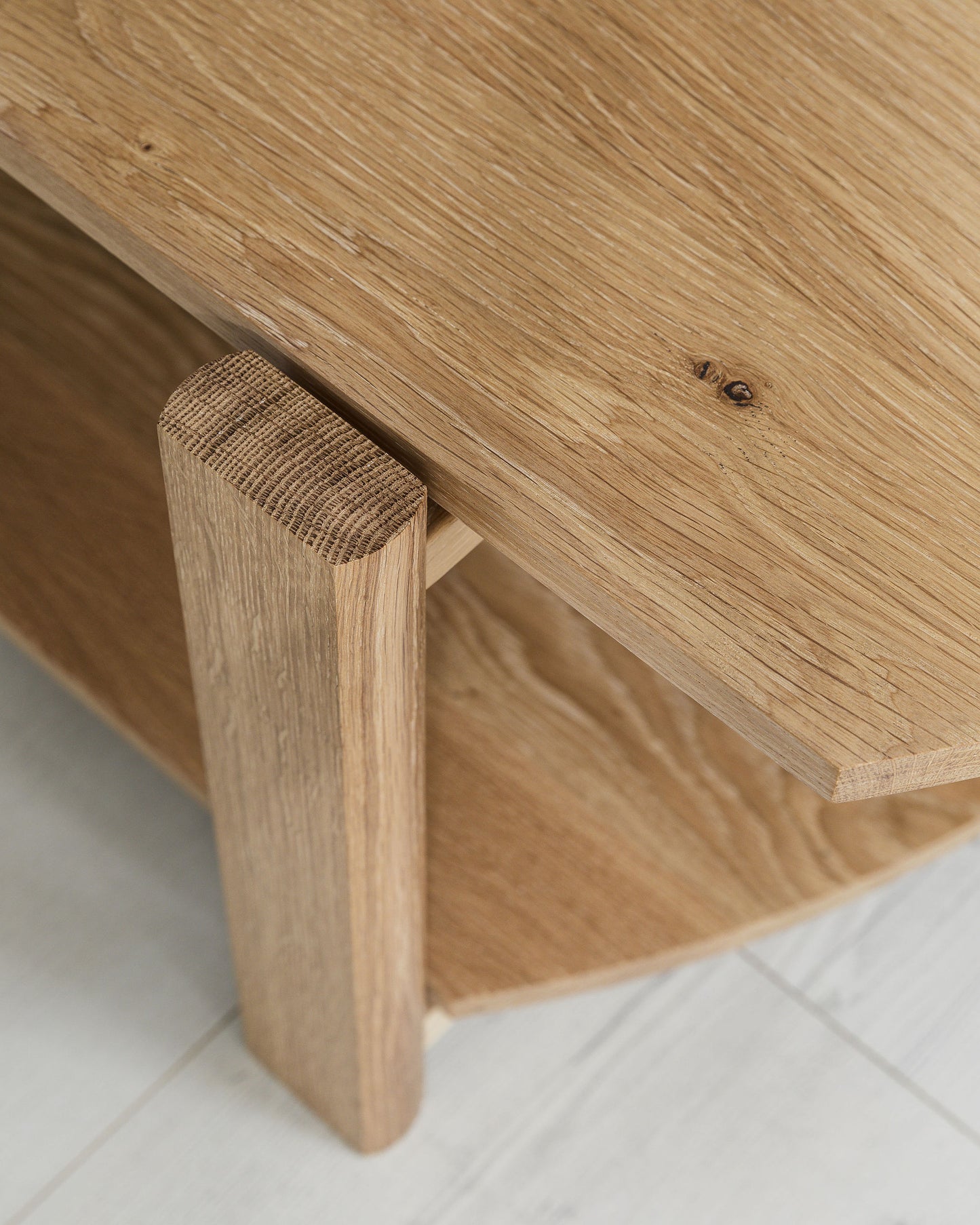 'Pennywell' Oak Coffee Table With Shelf