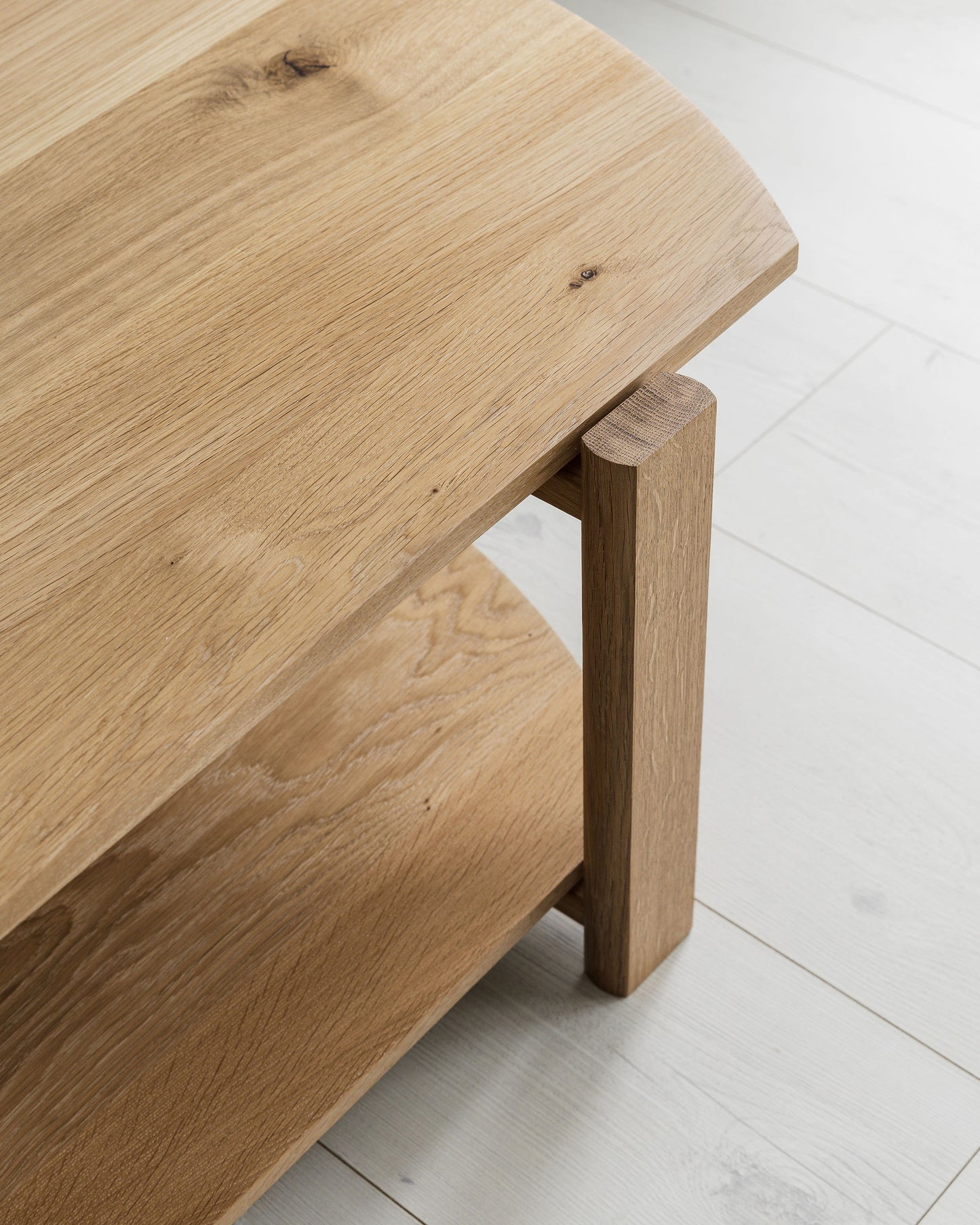 'Pennywell' Oak Coffee Table With Shelf