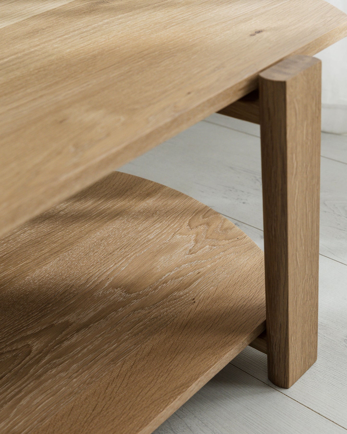 'Pennywell' Oak Coffee Table With Shelf