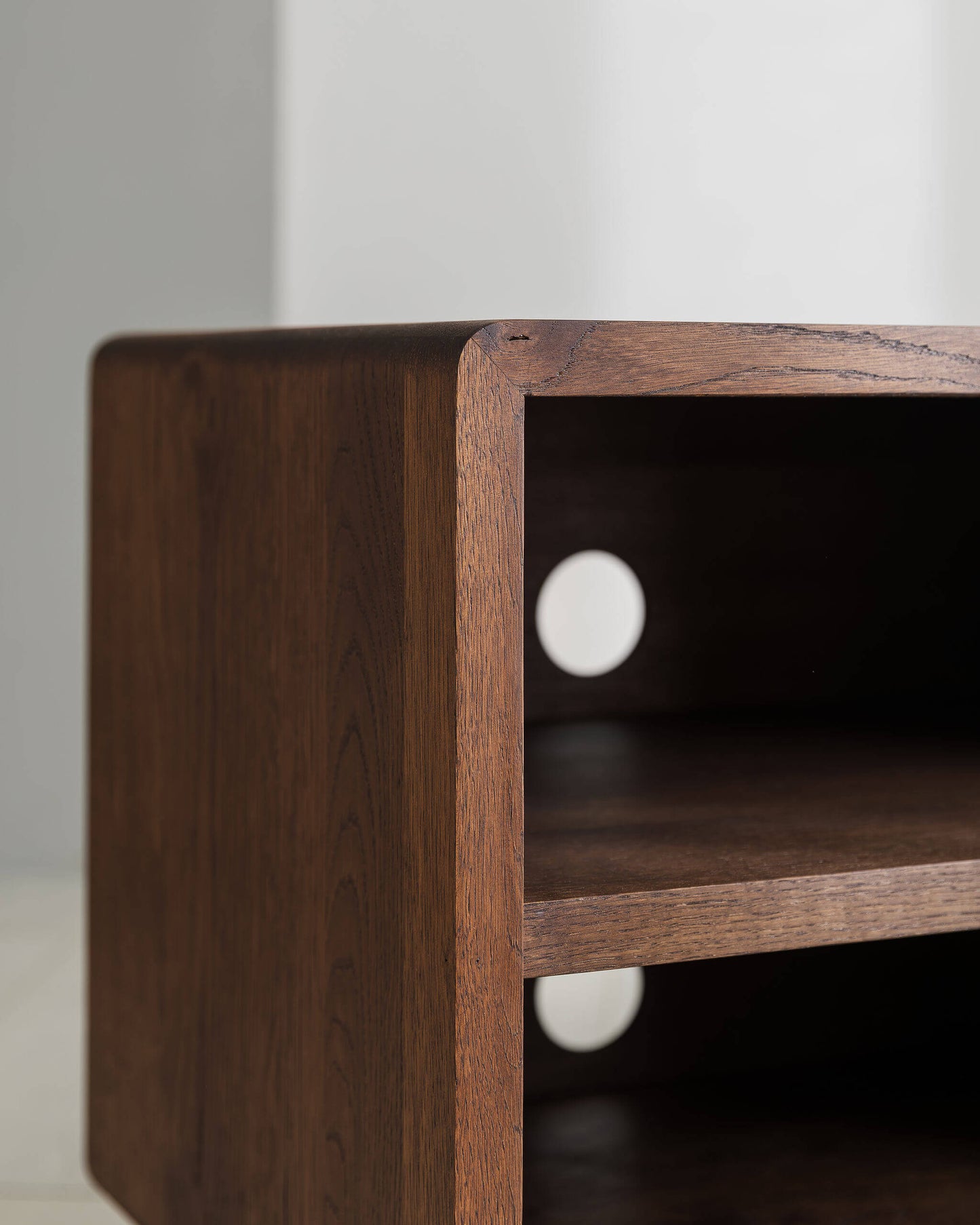 READY TO SHIP 'Claremont MEDIA' Solid Oak Media Unit With Hi-Fi And Vinyl Storage (Copy)