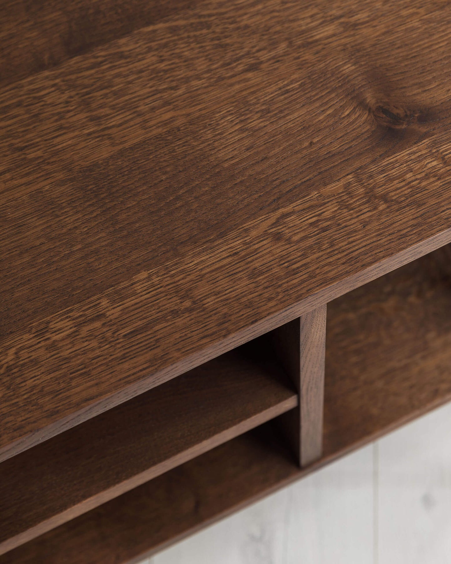 READY TO SHIP 'Claremont MEDIA' Solid Oak Media Unit With Hi-Fi And Vinyl Storage (Copy)