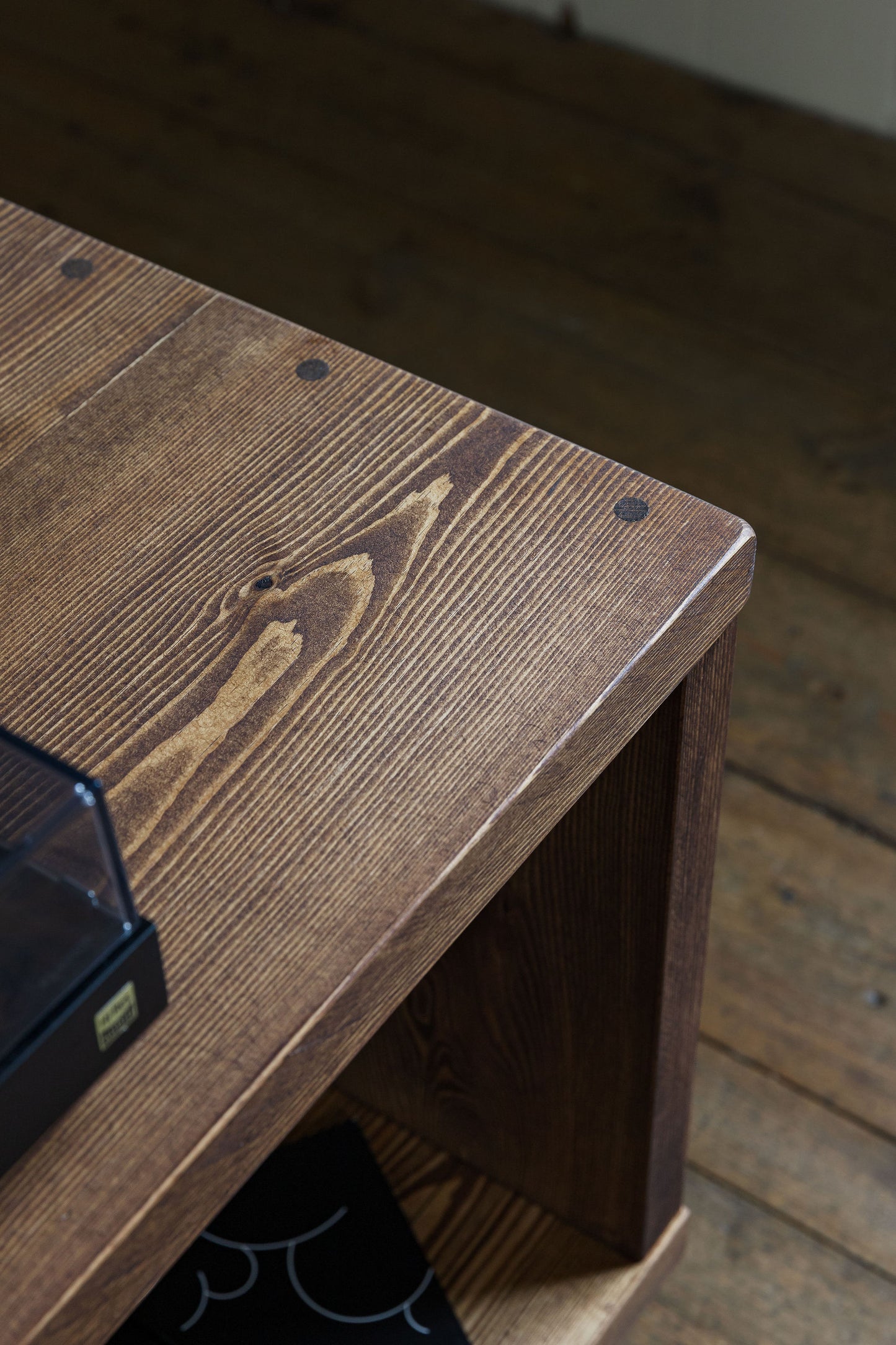 'Rodney' Record Player Stand With Vinyl LP Storage