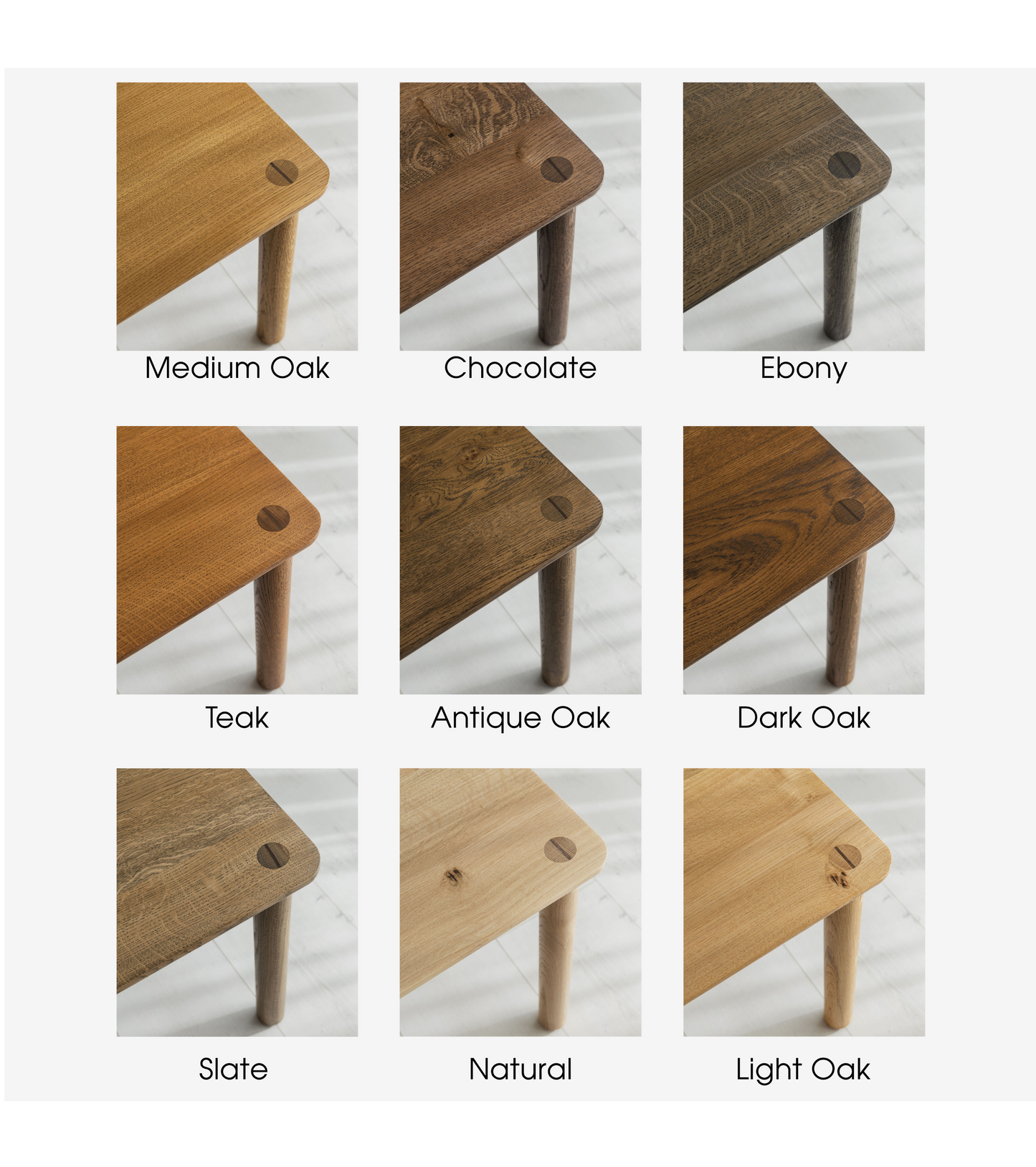 'Bellevue' Solid Oak Desk With Rounded Corners