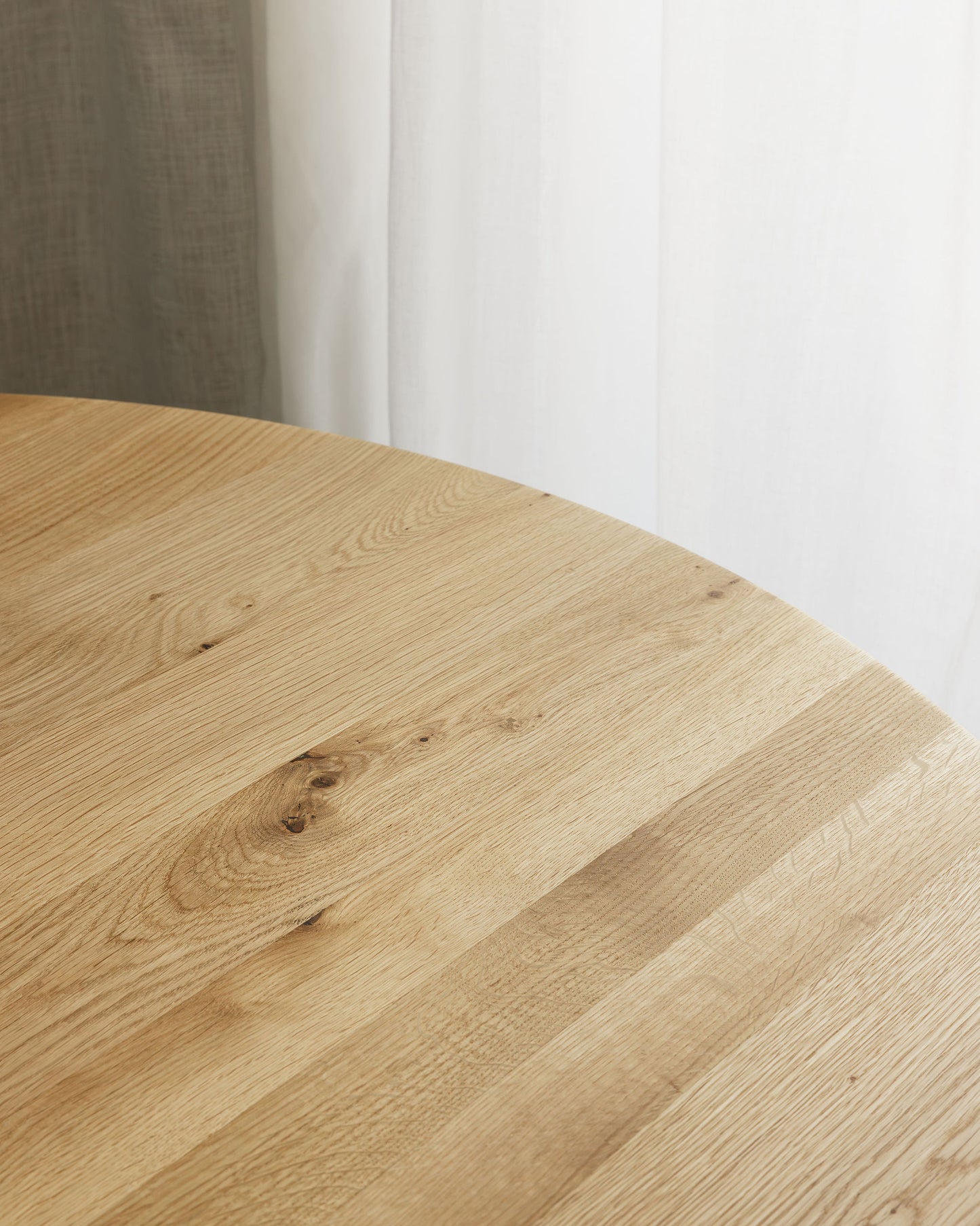 'Haymarket' Round Dining Table, Handmade From Sustainably Sourced Solid Oak