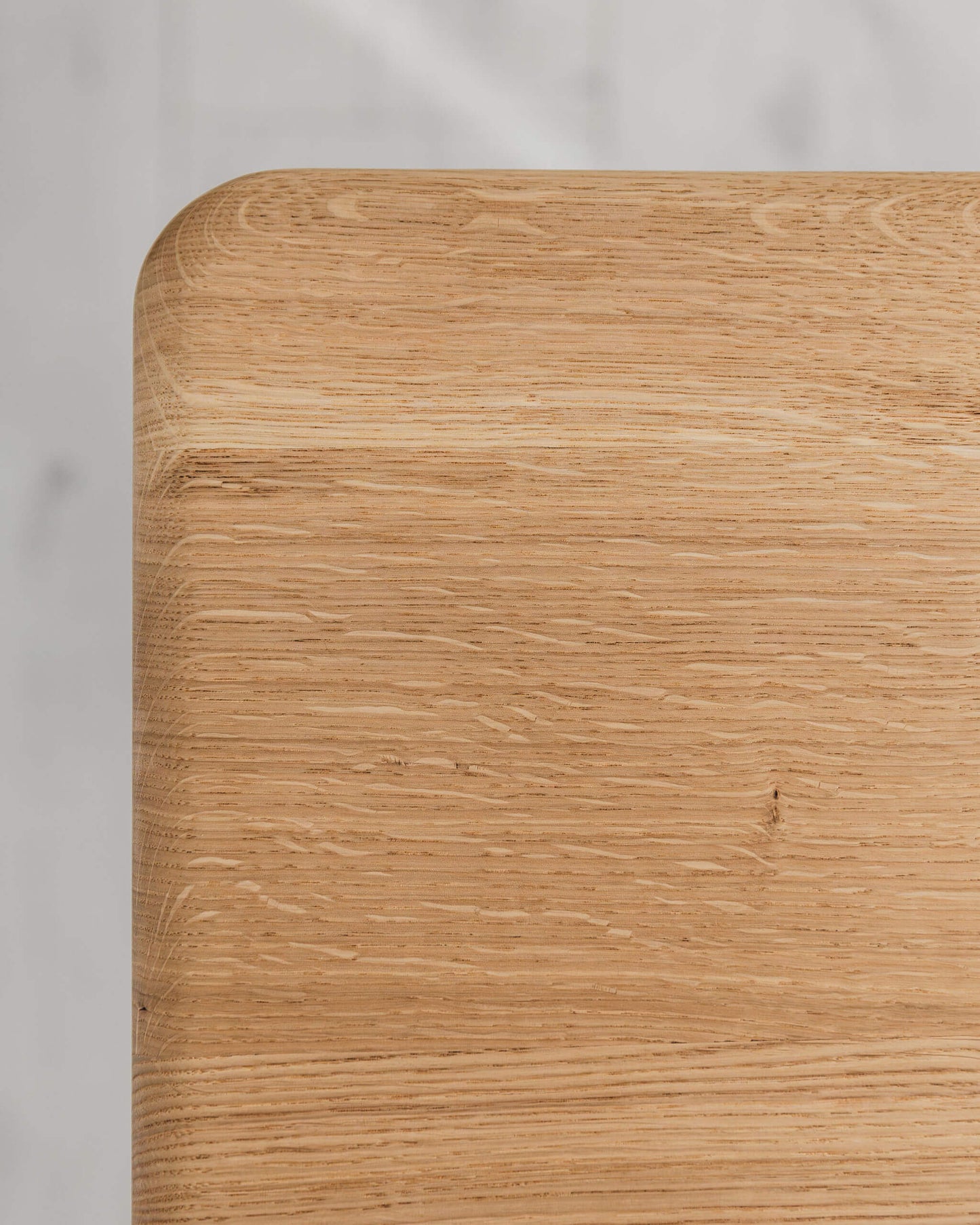 'Bellevue' Solid Oak Desk With Rounded Corners