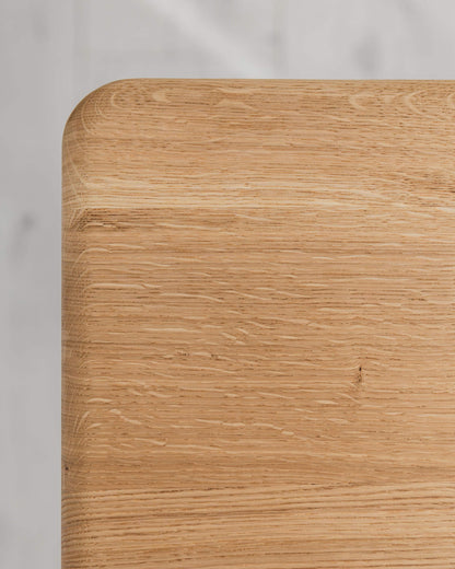 'Bellevue' Solid Oak Desk With Rounded Corners