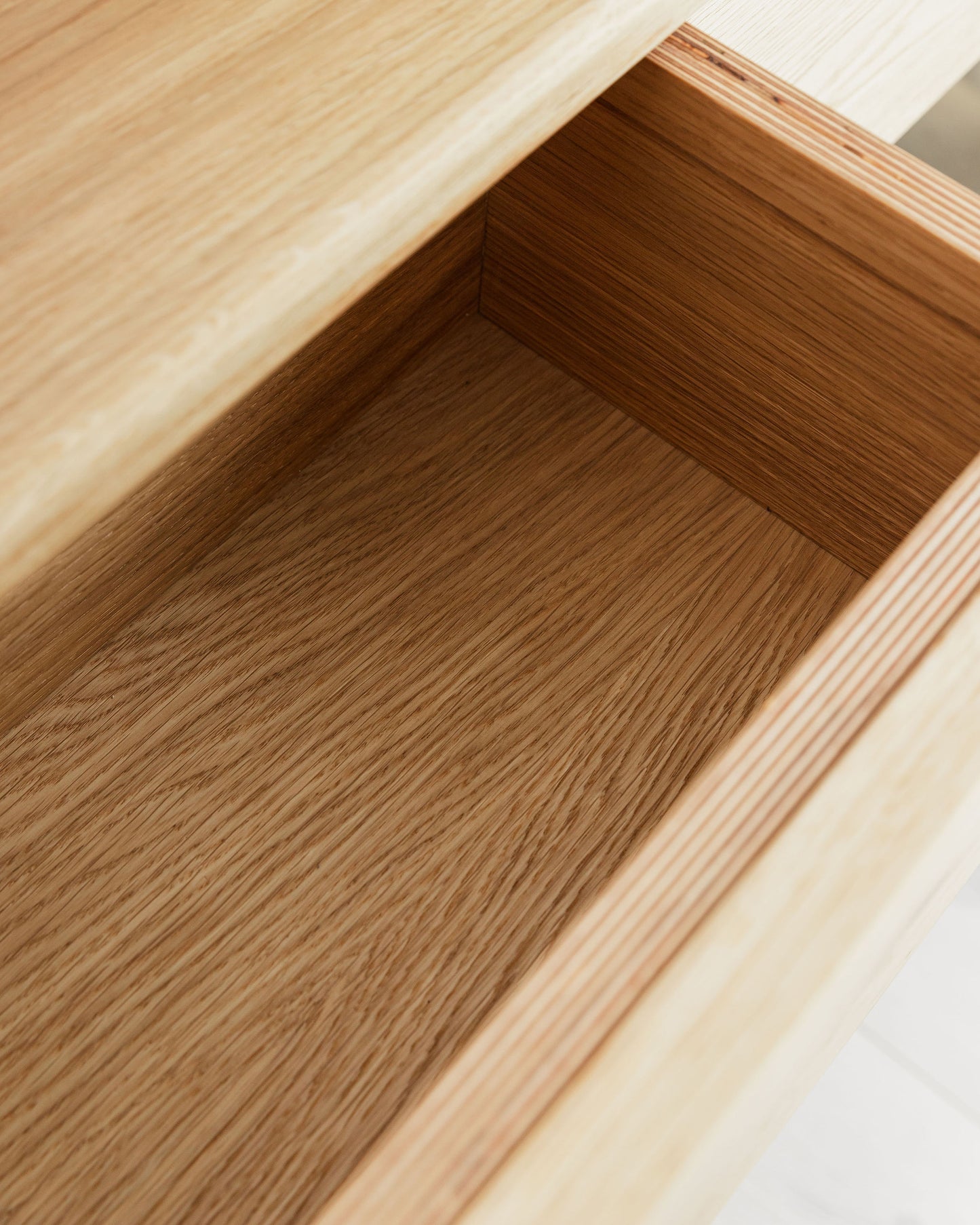 'Greenbank' Console Table With Drawers Made From Solid European Oak