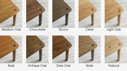 'Brigstocke' Solid Oak Desk With Rounded Corners