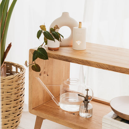 Record Player Stand Or TV Unit Vinyl Turntable Storage Rustic Industrial Hairpin Leg Solid Sustainable  Wood