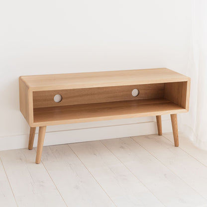 Solid Oak TV Stand || CP005 || Hardwood Media Cabinet Unit Console Table || Bristol Based Workshop - Bespoke Custom Orders